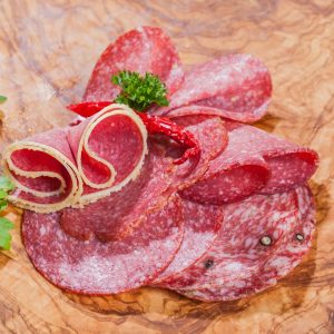 Salamiaufschnitt