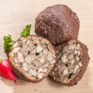 Leberknödel gebacken