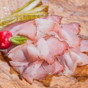Bauerngeräuchertes Hals