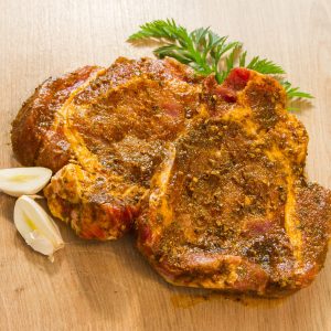 Nackensteak Kräuter Knoblauch