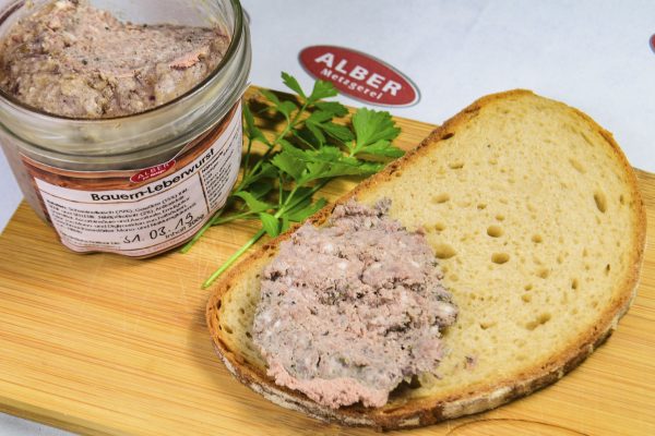 Bauernleberwurst im 200 ml Glas