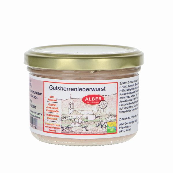 Gutsherrenleberwurst Glas